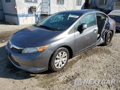 2012 HONDA CIVIC LX 19XFB2F57CE361885 - główne zdjęcie licytacji z USA - miniatura
