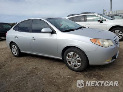 Czwarte zdjęcie samochodu z boku: 2010 HYUNDAI ELANTRA BLUE VIN:KMHDU4AD4AU135082 - miniatura