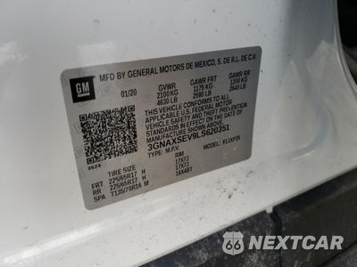 Zdjęcie 13 z 13 samochodu: 2020 CHEVROLET EQUINOX LS VIN:3GNAXSEV9LS620351 - miniatura