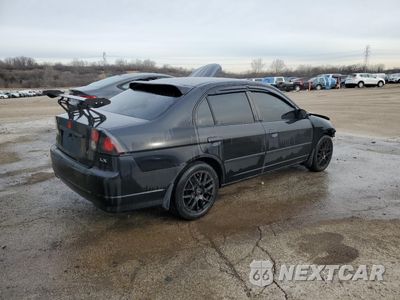 Trzecie zdjęcie samochodu z tyłu: 2004 HONDA CIVIC LX VIN:1HGES16534L022475 - miniatura