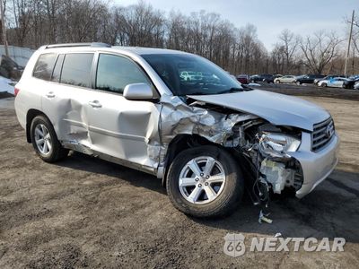 Czwarte zdjęcie samochodu z boku: 2010 TOYOTA HIGHLANDER SE VIN:5TDJK3EH4AS019051 - miniatura
