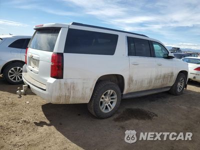 Trzecie zdjęcie samochodu z tyłu: 2019 CHEVROLET SUBURBAN K1500 LT VIN:1GNSKHKCXKR398221 - miniatura