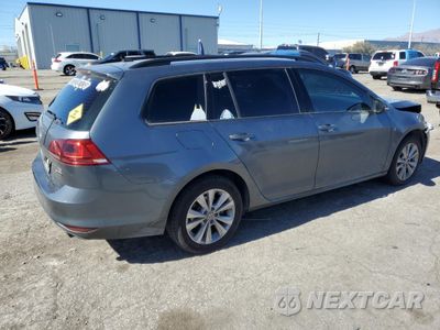 Trzecie zdjęcie samochodu z tyłu: 2017 VOLKSWAGEN GOLF SPORTWAGEN S VIN:3VW017AU4HM503155 - miniatura