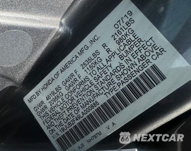 Zdjęcie 10 z 10 samochodu: 2020 ACURA TLX TECHNOLOGY VIN:19UUB2F49LA000886 - miniatura