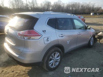 Trzecie zdjęcie samochodu z tyłu: 2015 NISSAN ROGUE S VIN:KNMAT2MT9FP549921 - miniatura