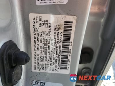 Zdjęcie 15 z 15 samochodu: 2013 HONDA CR-V EXL VIN:2HKRM4H78DH638588 - miniatura