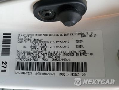Zdjęcie 14 z 15 samochodu: 2017 TOYOTA TACOMA DOUBLE CAB VIN:3TMAZ5CN2HM047652 - miniatura