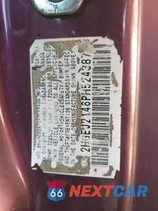 Zdjęcie 14 z 14 samochodu: 1993 HONDA CIVIC DX VIN:2HGEJ2146PH524387 - miniatura