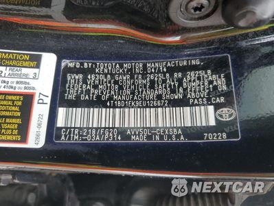 Zdjęcie 12 z 12 samochodu: 2014 TOYOTA CAMRY HYBRID VIN:4T1BD1FK9EU126672 - miniatura