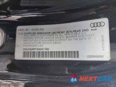 Zdjęcie 12 z 12 samochodu: 2014 AUDI S5 PREMIUM PLUS VIN:WAUCGAFR1EA041160 - miniatura