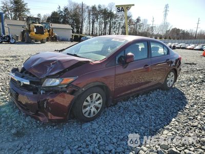 2012 HONDA CIVIC LX 2HGFB2F51CH550800 - główne zdjęcie licytacji z USA - miniatura