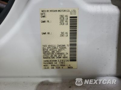 Zdjęcie 12 z 12 samochodu: 2022 NISSAN ALTIMA SR VIN:1N4BL4CVXNN339556 - miniatura