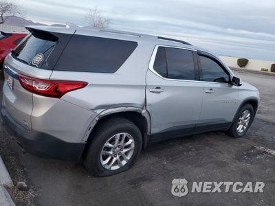 Trzecie zdjęcie samochodu z tyłu: 2018 CHEVROLET TRAVERSE LT VIN:1GNERGKW5JJ117145 - miniatura