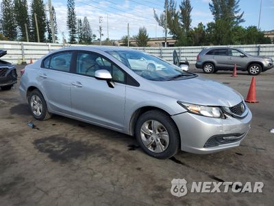 Czwarte zdjęcie samochodu z boku: 2013 HONDA CIVIC LX VIN:19XFB2F56DE036422 - miniatura