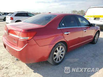 Trzecie zdjęcie samochodu z tyłu: 2012 LINCOLN MKZ VIN:3LNHL2GC8CR818467 - miniatura