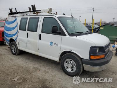 Czwarte zdjęcie samochodu z boku: 2014 CHEVROLET EXPRESS G2500 VIN:1GCWGFCAXE1914724 - miniatura
