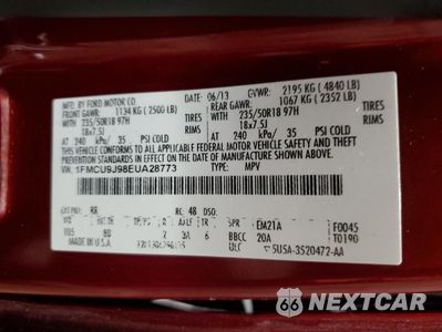 Zdjęcie 13 z 13 samochodu: 2014 FORD ESCAPE TITANIUM VIN:1FMCU9J98EUA28773 - miniatura