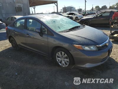Czwarte zdjęcie samochodu z boku: 2012 HONDA CIVIC LX VIN:19XFB2F57CE361885 - miniatura