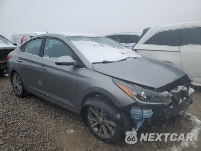 Czwarte zdjęcie samochodu z boku: 2022 HYUNDAI ACCENT LIMITED VIN:3KPC34A62NE157476 - miniatura