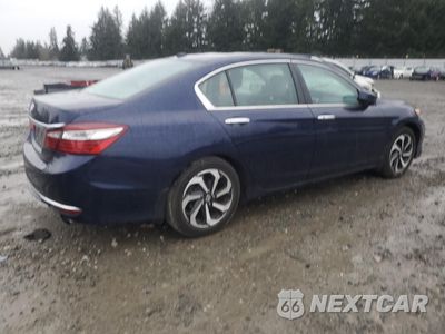 Trzecie zdjęcie samochodu z tyłu: 2016 HONDA ACCORD EXL VIN:1HGCR2F96GA180949 - miniatura