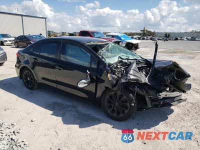 Czwarte zdjęcie samochodu z boku: 2022 TOYOTA COROLLA LE VIN:5YFVPMAE3NP301877 - miniatura