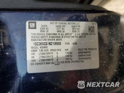 Zdjęcie 14 z 14 samochodu: 2011 CHEVROLET SILVERADO K2500 HEAVY DUTY LT VIN:1GC2KXCG1BZ136933 - miniatura