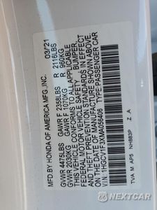 Zdjęcie 12 z 13 samochodu: 2021 HONDA ACCORD SPORT VIN:1HGCV1F3XMA056406 - miniatura