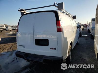 Trzecie zdjęcie samochodu z tyłu: 2014 GMC SAVANA G3500 VIN:1GTZ7TCG1E1191801 - miniatura