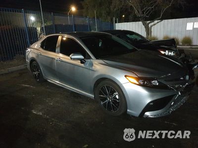 Czwarte zdjęcie samochodu z boku: 2021 TOYOTA CAMRY SE VIN:4T1G11AK2MU518350 - miniatura