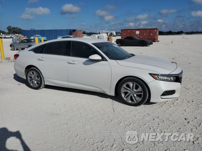 Czwarte zdjęcie samochodu z boku: 2018 HONDA ACCORD LX VIN:1HGCV1F11JA123386 - miniatura