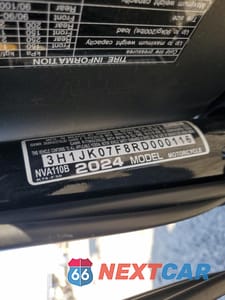 Zdjęcie 9 z 10 samochodu: 2024 HONDA NVA110 B VIN:3H1JK07F8RD000116 - miniatura