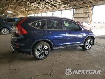 Trzecie zdjęcie samochodu z tyłu: 2016 HONDA CR-V TOURING VIN:5J6RM4H92GL099848 - miniatura