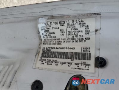 Zdjęcie 14 z 14 samochodu: 1991 FORD RANGER VIN:1FTCR10A8MUC48643 - miniatura