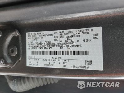 Zdjęcie 14 z 14 samochodu: 2020 FORD F150 SUPERCREW VIN:1FTEW1E43LKF07957 - miniatura