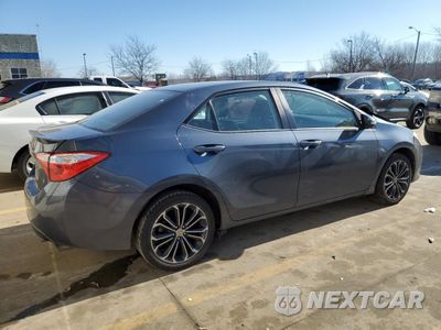 Trzecie zdjęcie samochodu z tyłu: 2014 TOYOTA COROLLA L VIN:5YFBURHE5EP146358 - miniatura