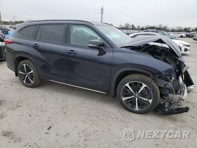 Czwarte zdjęcie samochodu z boku: 2022 TOYOTA HIGHLANDER XSE VIN:5TDLZRBH2NS238799 - miniatura