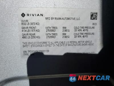 Zdjęcie 15 z 15 samochodu: 2023 RIVIAN R1S ADVENTURE VIN:7PDSGABA2PN021129 - miniatura
