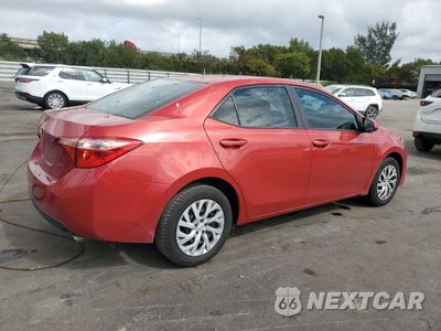 Trzecie zdjęcie samochodu z tyłu: 2018 TOYOTA COROLLA L VIN:5YFBURHE2JP833002 - miniatura