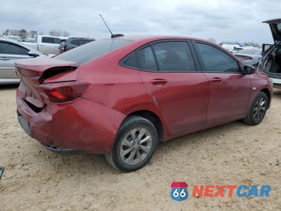 Trzecie zdjęcie samochodu z tyłu: 2022 CHEVROLET ONIX VIN:3G1MA5E24NL205572 - miniatura