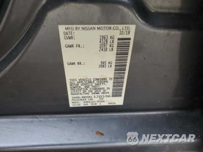 Zdjęcie 14 z 15 samochodu: 2019 NISSAN ALTIMA S VIN:1N4BL4BV0KC120596 - miniatura