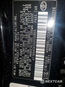 Zdjęcie 12 z 12 samochodu: 2025 TOYOTA CAMRY XSE VIN:4T1DAACK3SU550804 - miniatura