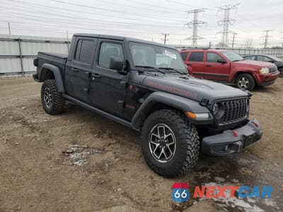 Czwarte zdjęcie samochodu z boku: 2024 JEEP GLADIATOR RUBICON VIN:1C6JJTBG0RL104083 - miniatura