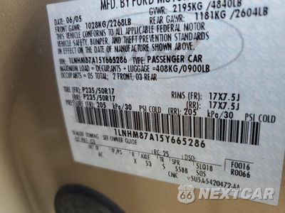 Zdjęcie 15 z 15 samochodu: 2005 LINCOLN LS VIN:1LNHM87A15Y665286 - miniatura