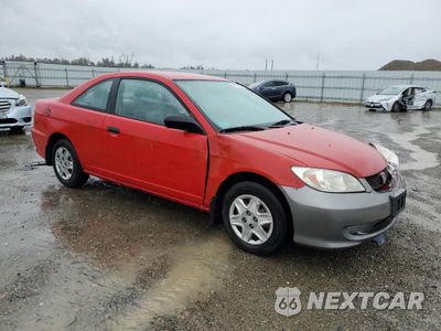 Czwarte zdjęcie samochodu z boku: 2005 HONDA CIVIC DX VP VIN:1HGEM22155L061234 - miniatura