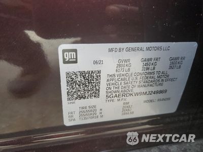 Zdjęcie 13 z 13 samochodu: 2021 BUICK ENCLAVE AVENIR VIN:5GAERDKW9MJ249869 - miniatura