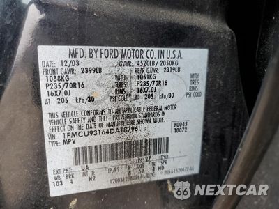Zdjęcie 15 z 15 samochodu: 2004 FORD ESCAPE XLT VIN:1FMCU93164DA18796 - miniatura