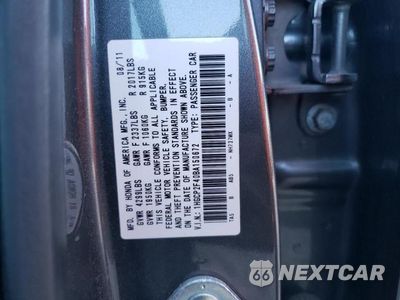 Zdjęcie 13 z 13 samochodu: 2011 HONDA ACCORD LXP VIN:1HGCP2F40BA150672 - miniatura