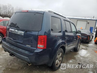 Trzecie zdjęcie samochodu z tyłu: 2011 HONDA PILOT EXL VIN:5FNYF4H57BB105227 - miniatura