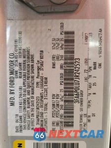 Zdjęcie 12 z 12 samochodu: 2018 FORD FUSION SE HYBRID VIN:3FA6P0LU7JR242523 - miniatura