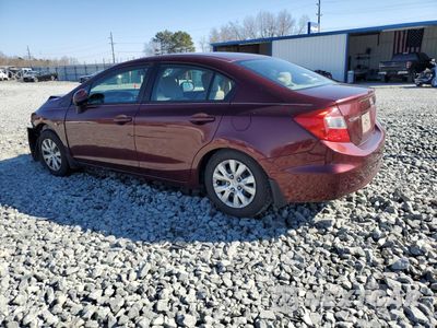 Drugie zdjęcie samochodu z przodu: 2012 HONDA CIVIC LX VIN:2HGFB2F51CH550800 - miniatura
